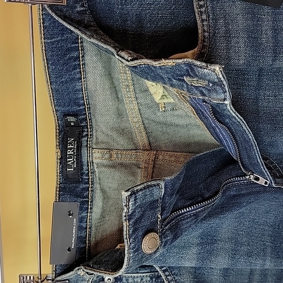 Lauren Ralph Lauren Patchwork Relaxed Taper Comfort Stretch - Picture 4 of 7